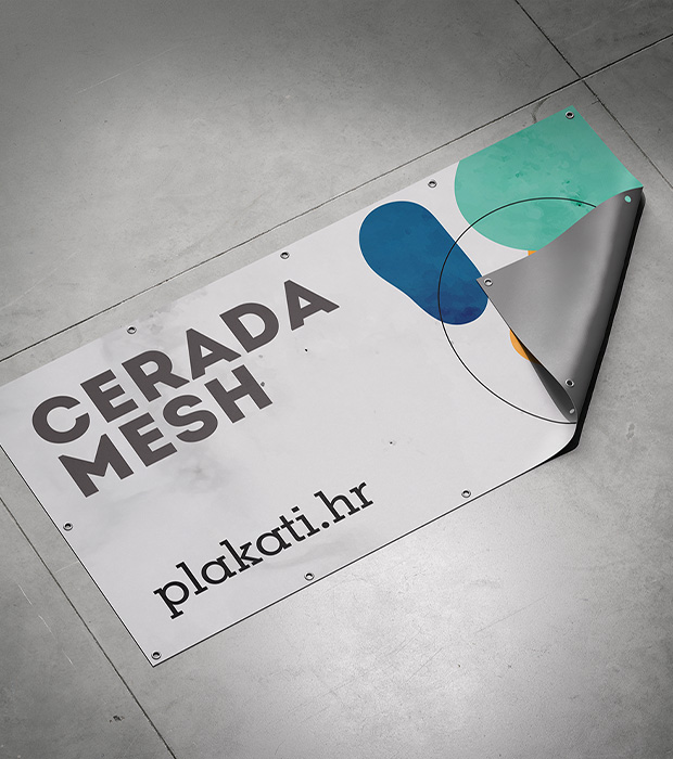 Banneri - cerada / rupičasta ceradaKlasična cerada