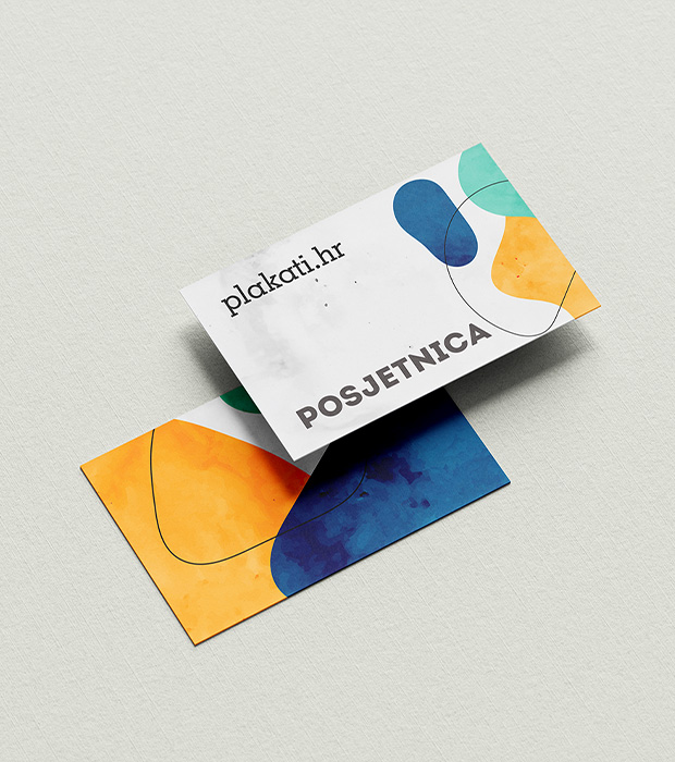 PosjetniceBez plastifikacije Jednostano